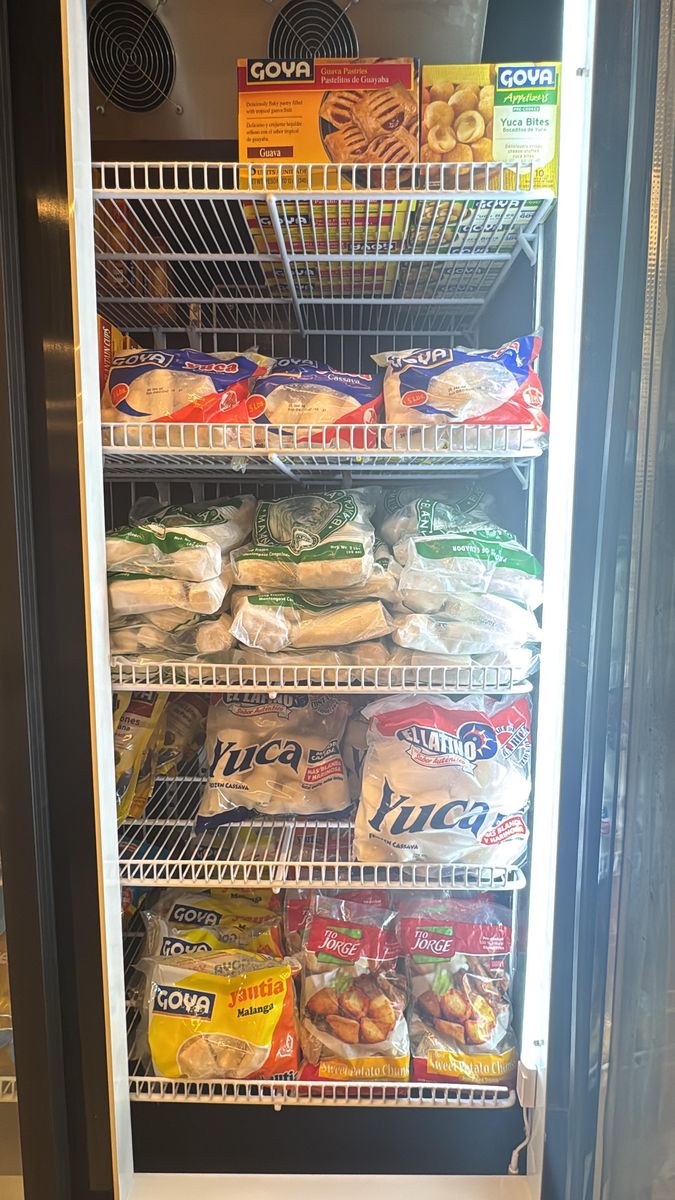 Fresh bread and bakery case