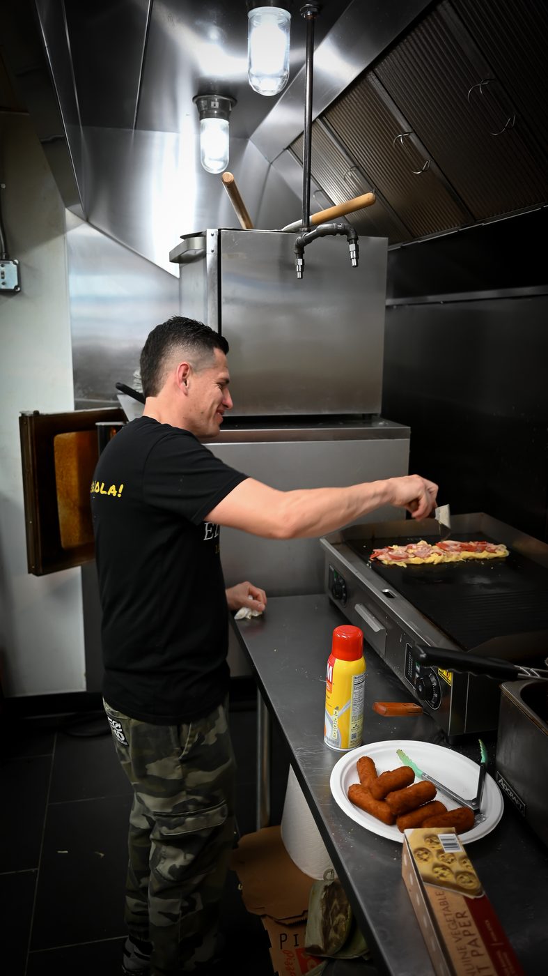Cooking fresh in the El Cubano kitchen