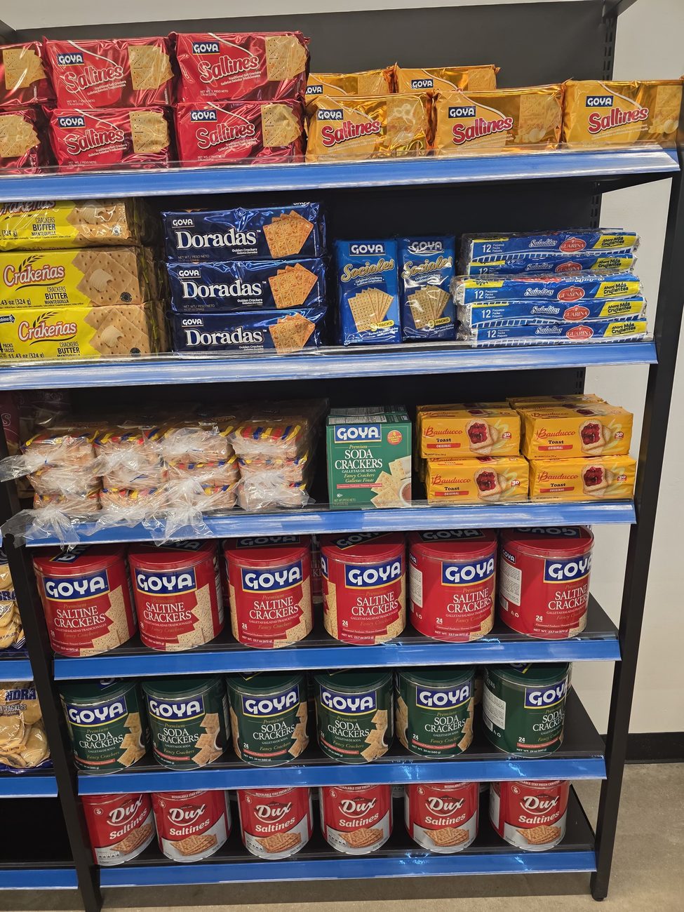 Snacks and treats aisle